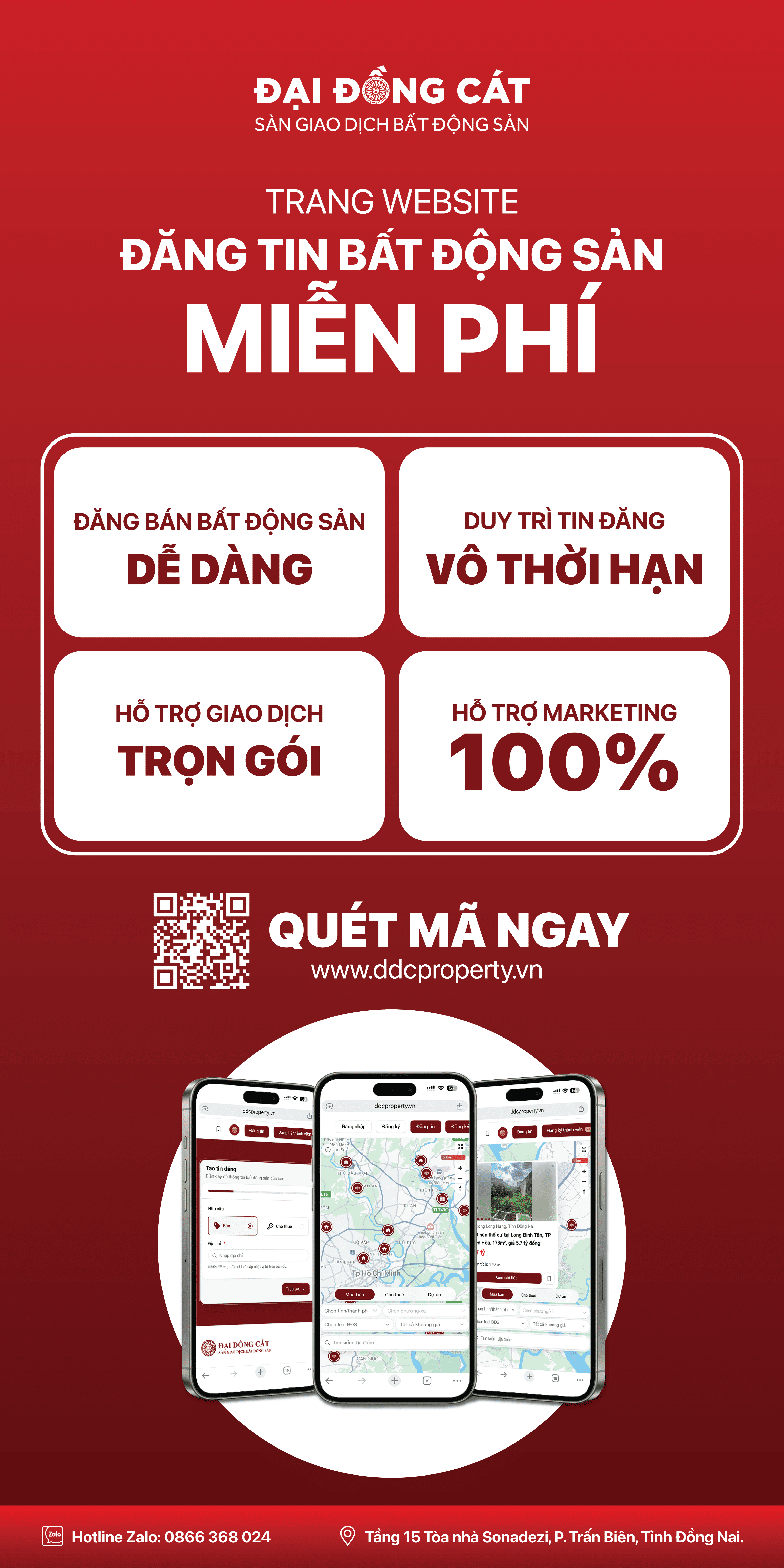 Banner quảng cáo Đại Đồng Cát