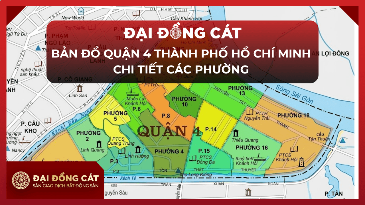 Bản Đồ Quận 4 Thành Phố Hồ Chí Minh Chi Tiết Các Phường