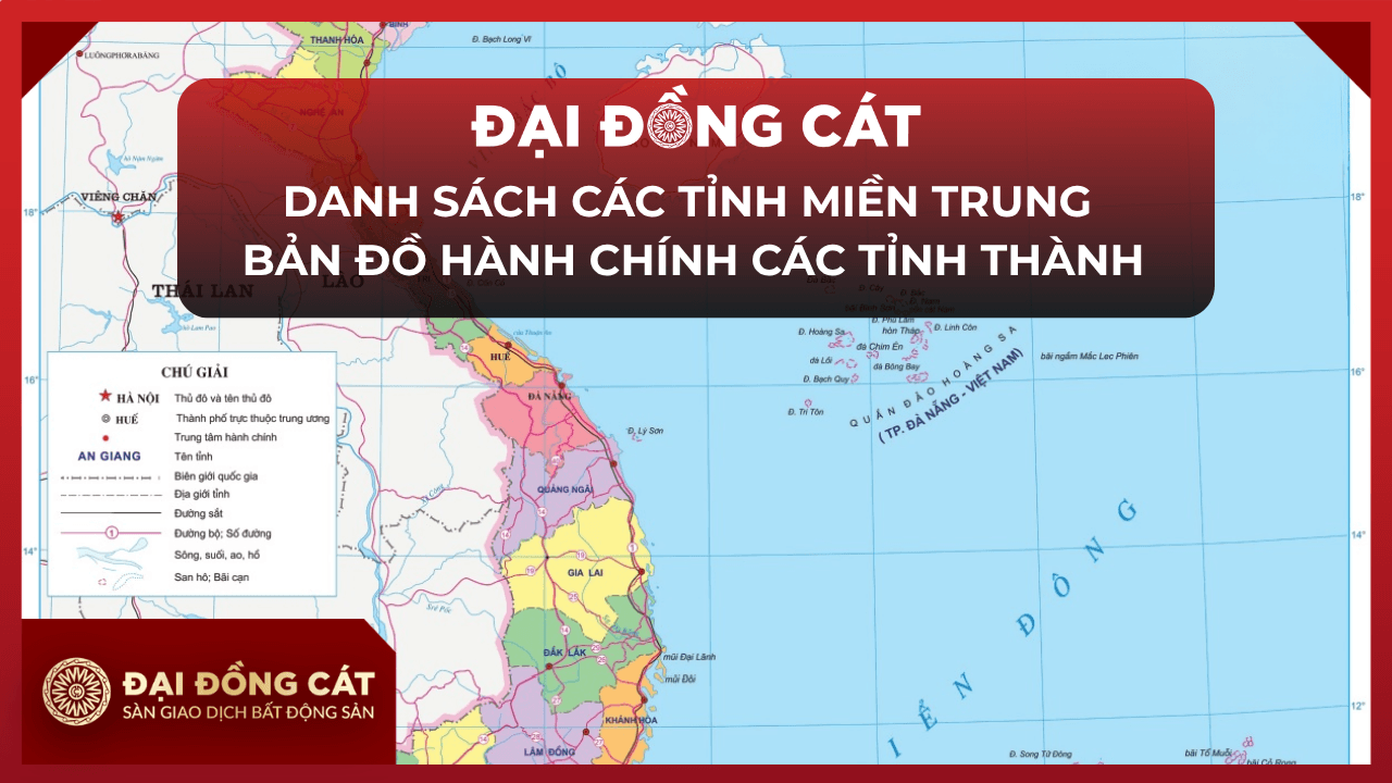 Danh Sách Các Tỉnh Miền Trung Bản Đồ Hành Chính Các Tỉnh Thành