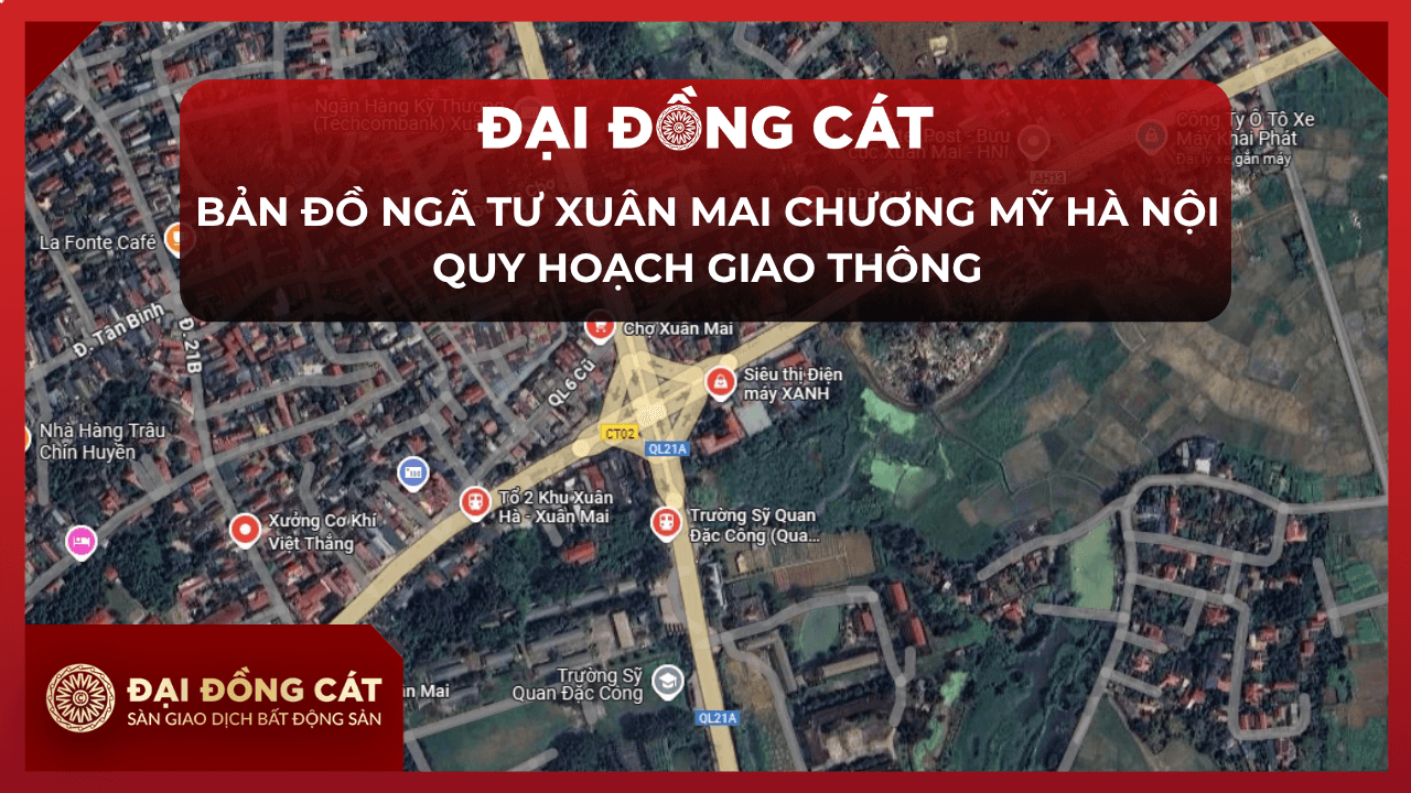 Bản Đồ Ngã Tư Xuân Mai Chương Mỹ Hà Nội Quy Hoạch Giao Thông
